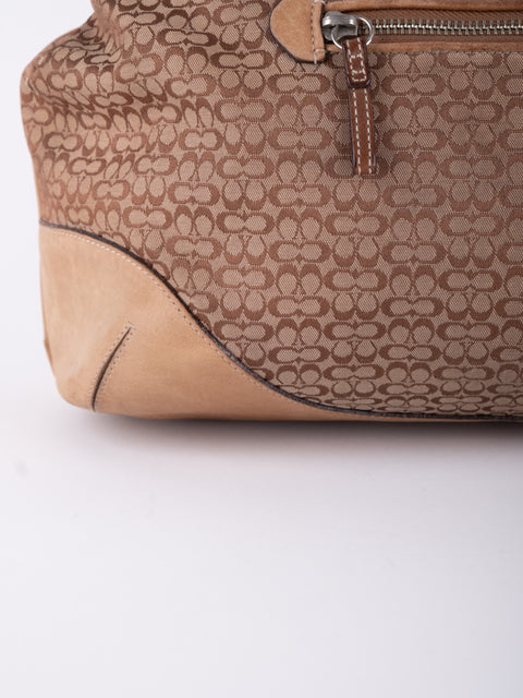 Coach Brown Leather Tote Bag