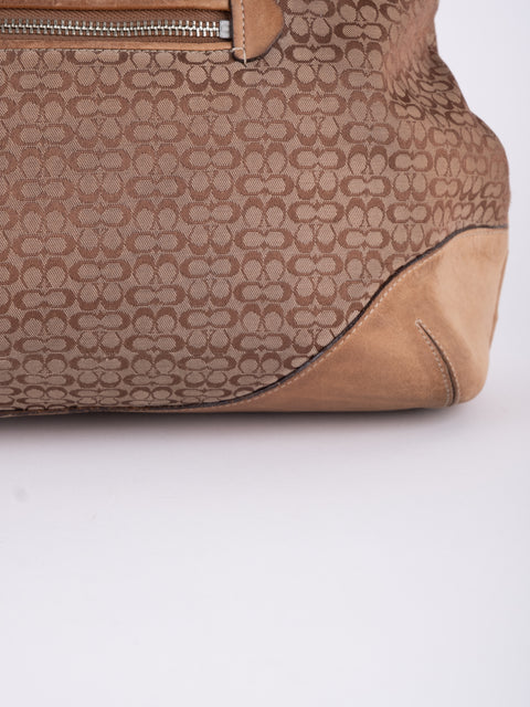 Coach Brown Leather Tote Bag