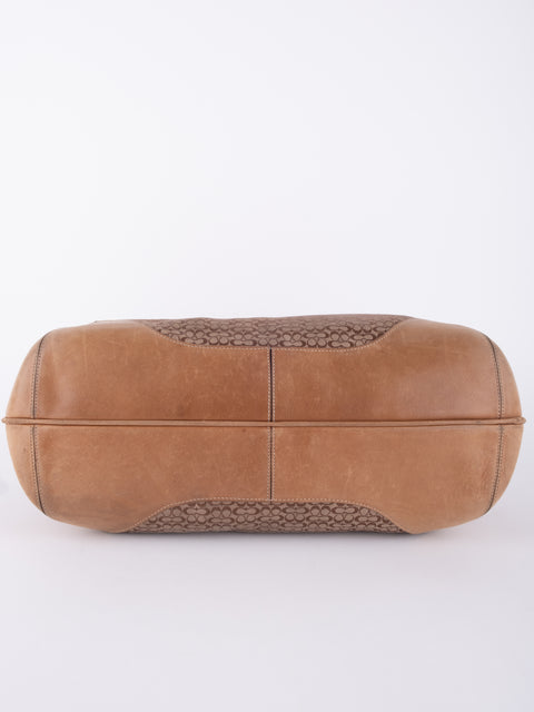 Coach Brown Leather Tote Bag