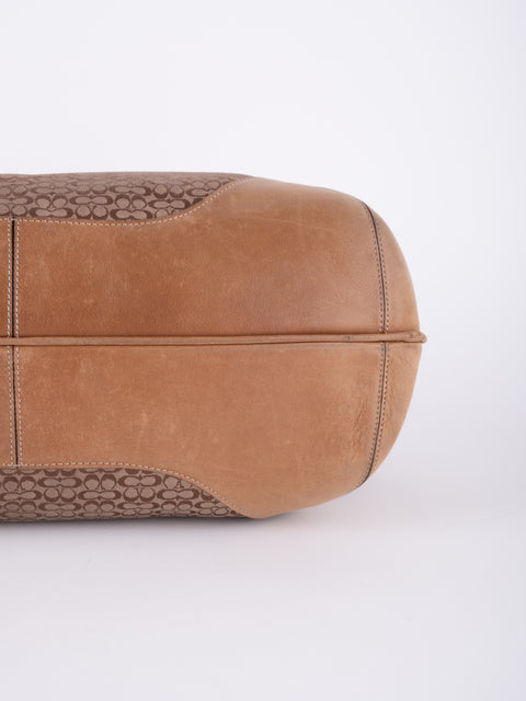 Coach Brown Leather Tote Bag