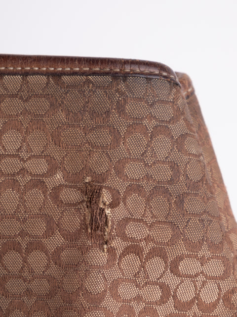 Coach Brown Leather Tote Bag
