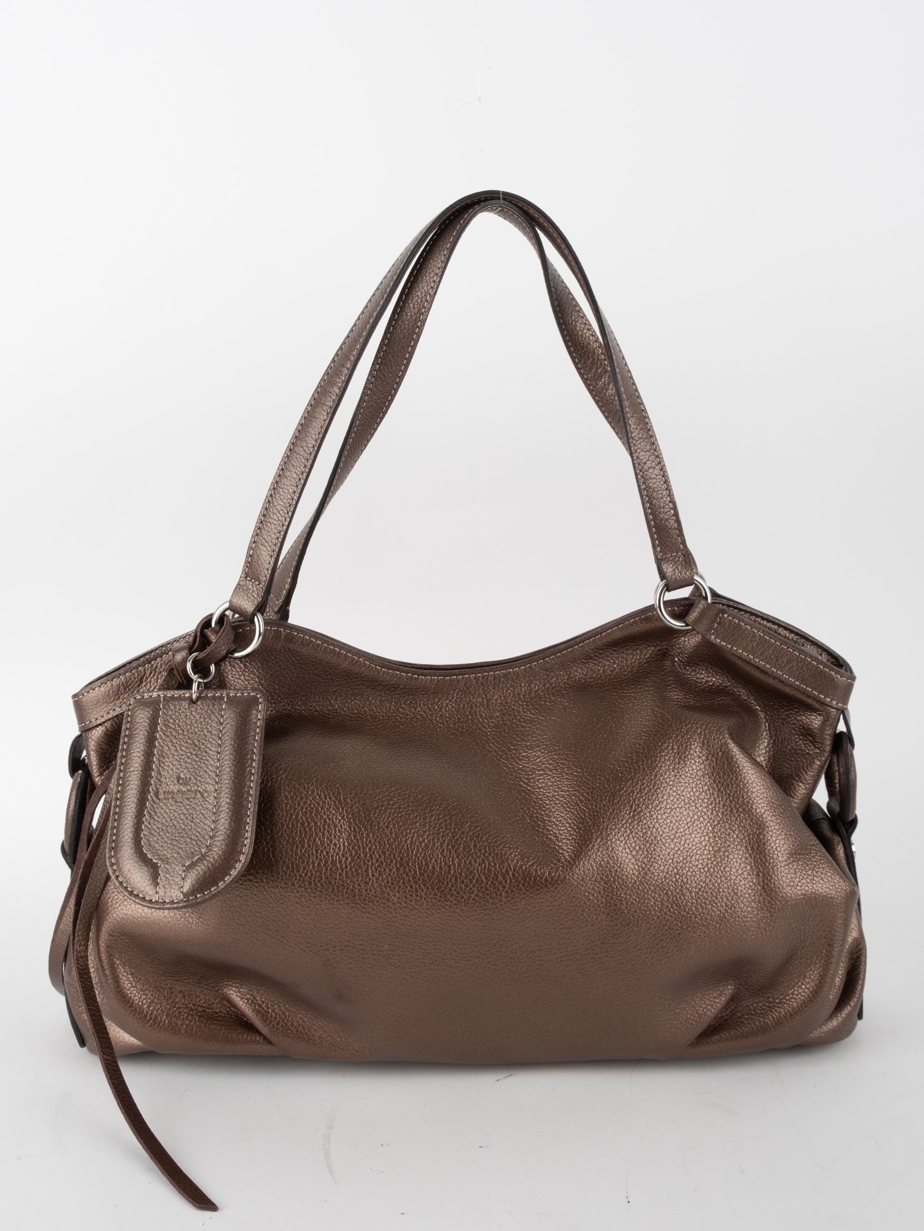 Emanuel Ungaro Leather Shoulder Bag Soft Classic