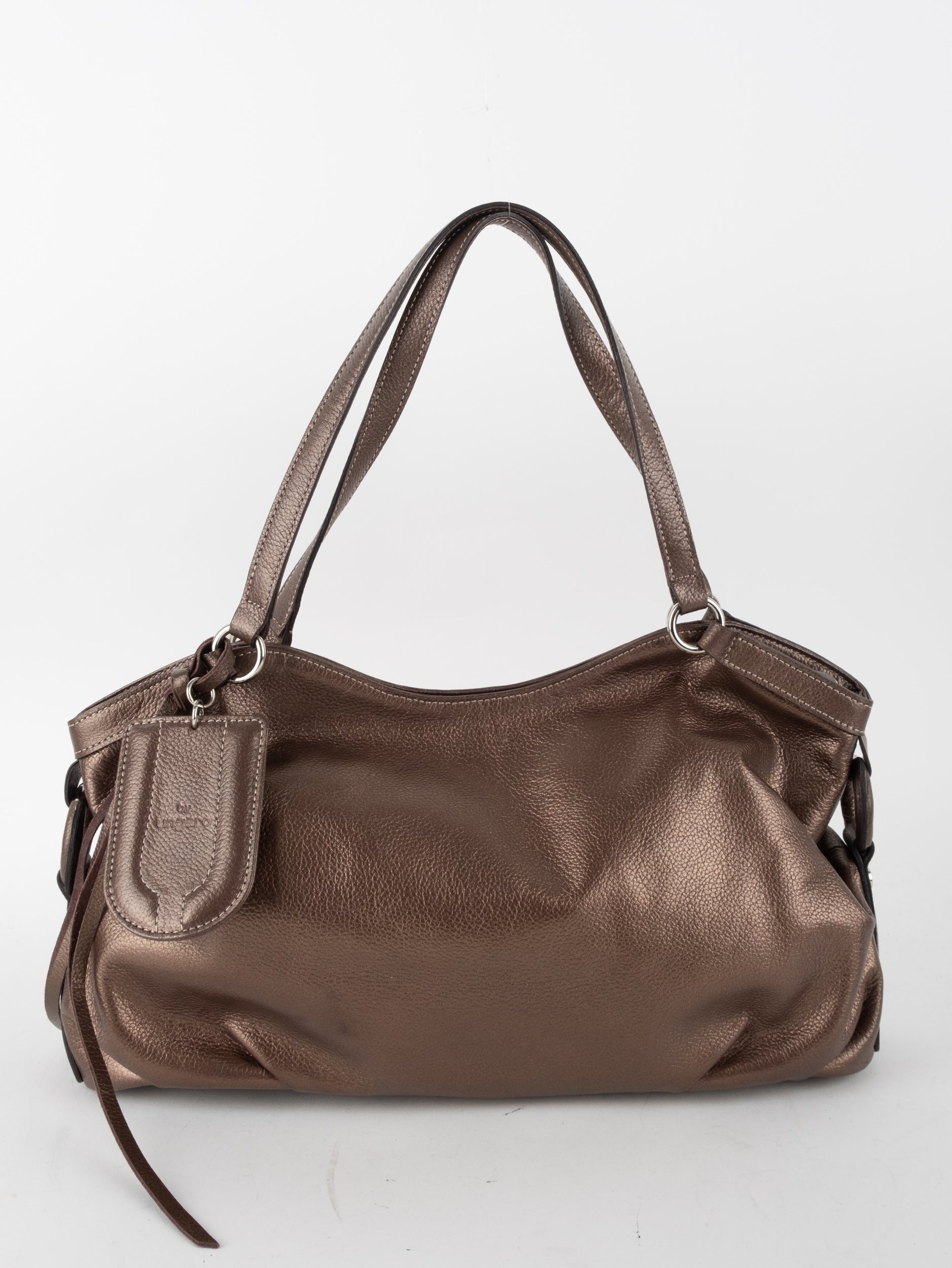 Emanuel Ungaro Leather Shoulder Bag Soft Classic