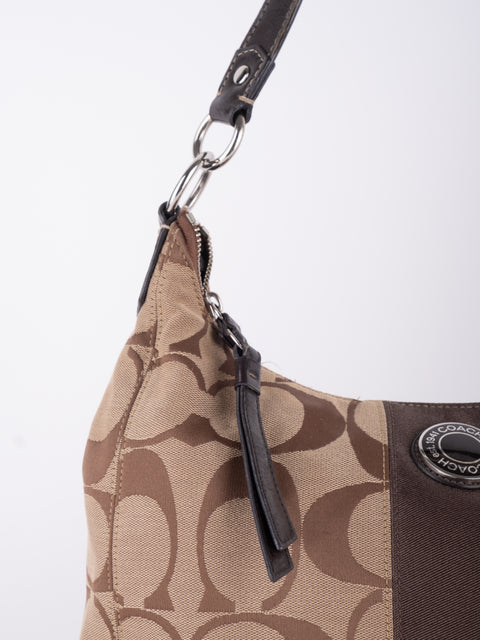 COACH Vintage Oversized Signature Hobo Bag