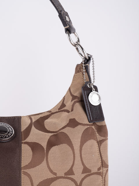 COACH Vintage Oversized Signature Hobo Bag