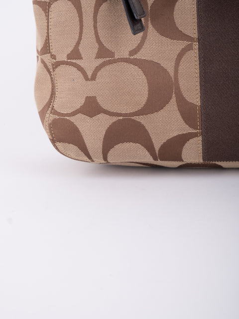 COACH Vintage Oversized Signature Hobo Bag