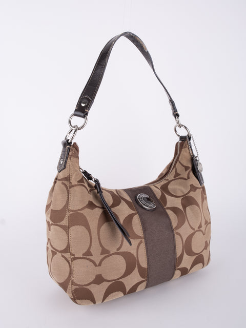 COACH Vintage Oversized Signature Hobo Bag