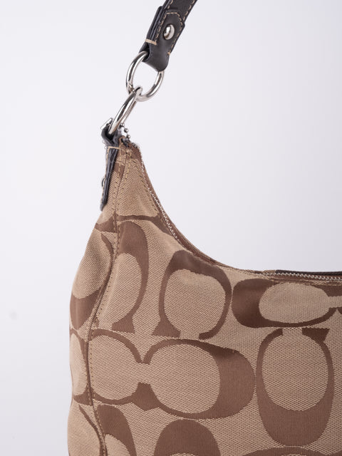 COACH Vintage Oversized Signature Hobo Bag