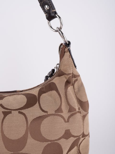 COACH Vintage Oversized Signature Hobo Bag