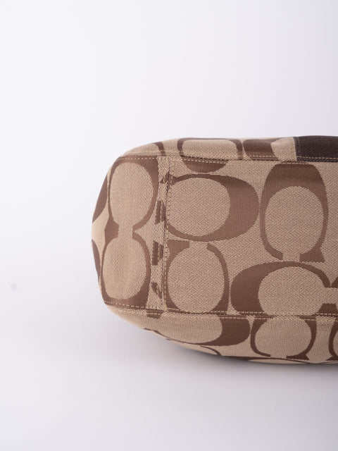 COACH Vintage Oversized Signature Hobo Bag