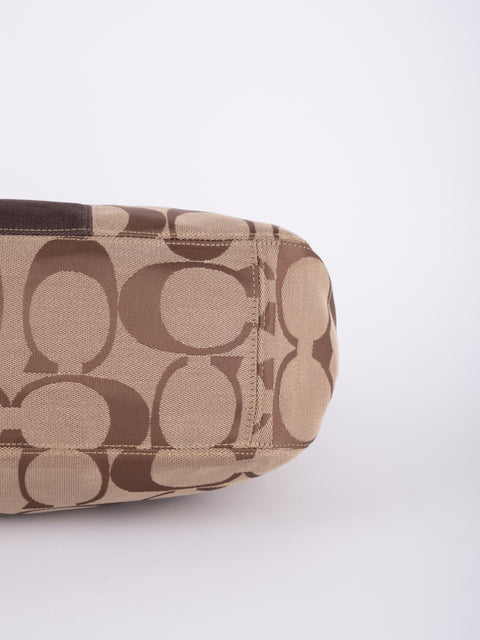 COACH Vintage Oversized Signature Hobo Bag
