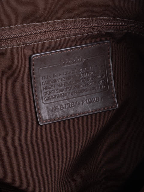 COACH Vintage Oversized Signature Hobo Bag