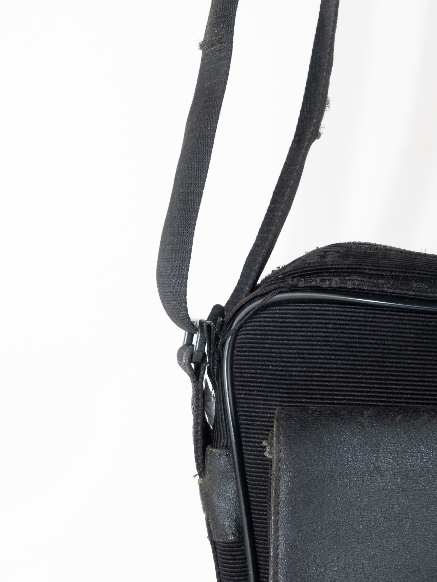 Montblanc Black Leather Crossbody Bag