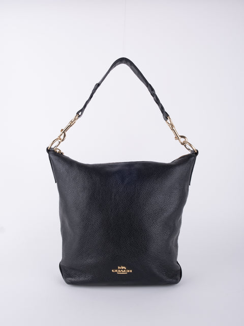 COACH Vintage Black Hobo Shoulder Bag