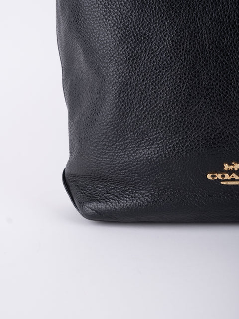 COACH Vintage Black Hobo Shoulder Bag