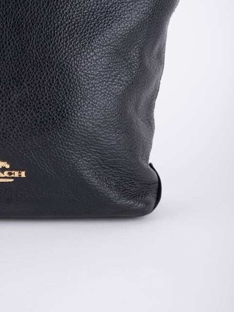 COACH Vintage Black Hobo Shoulder Bag
