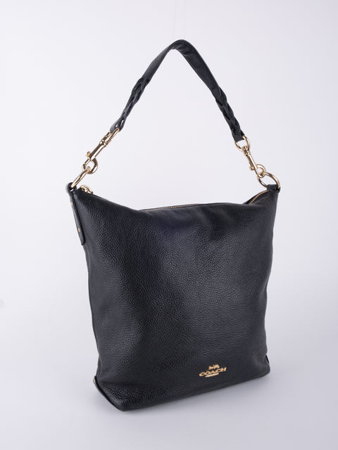 COACH Vintage Black Hobo Shoulder Bag
