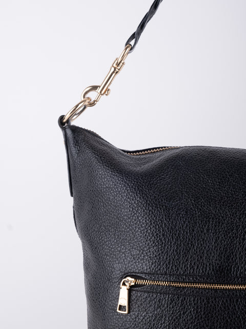 COACH Vintage Black Hobo Shoulder Bag
