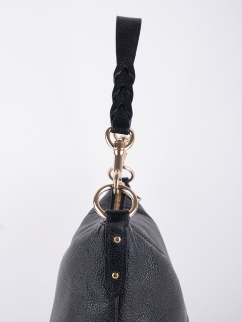 COACH Vintage Black Hobo Shoulder Bag