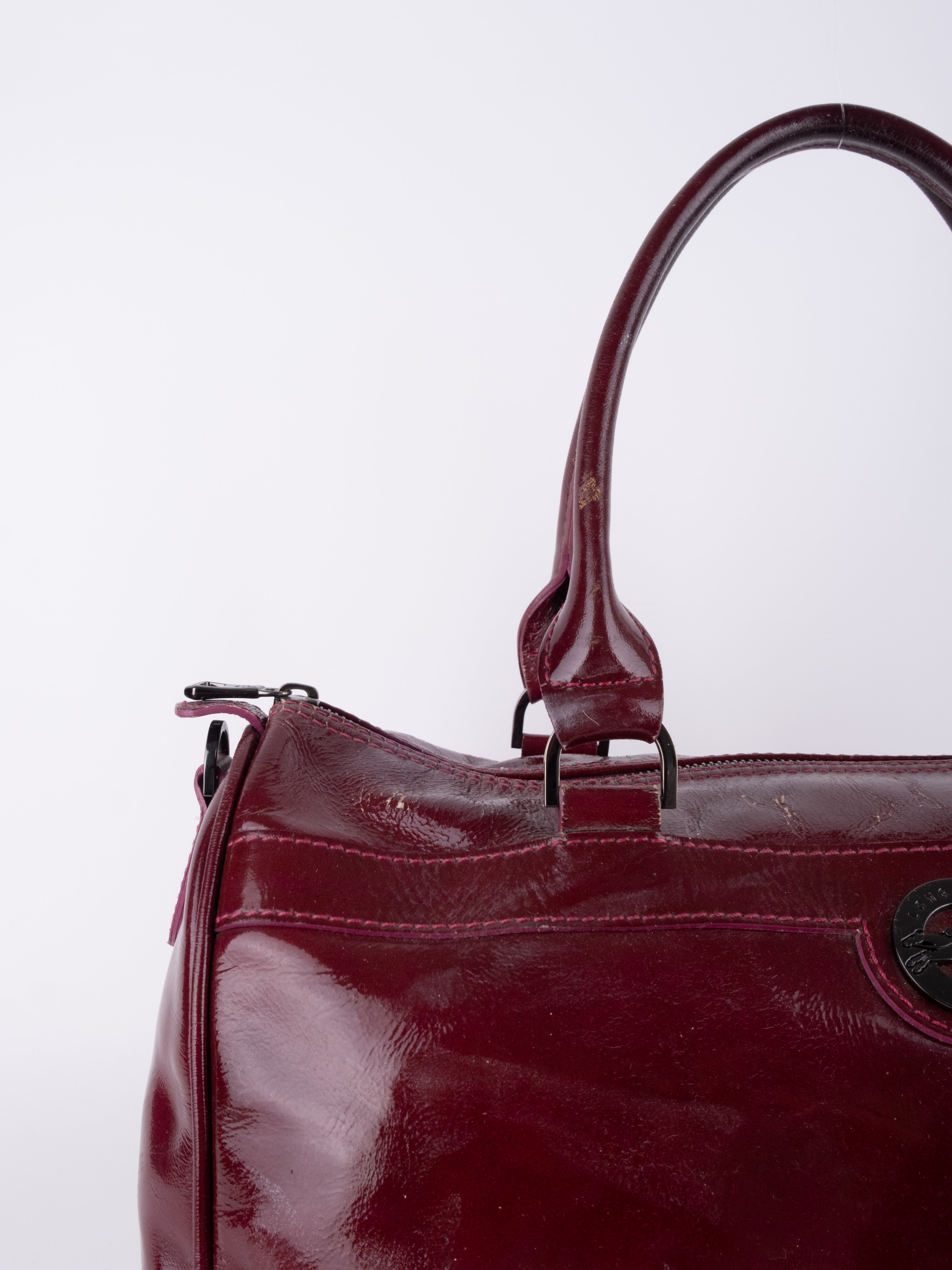 Longchamp Patent Leather Handbag