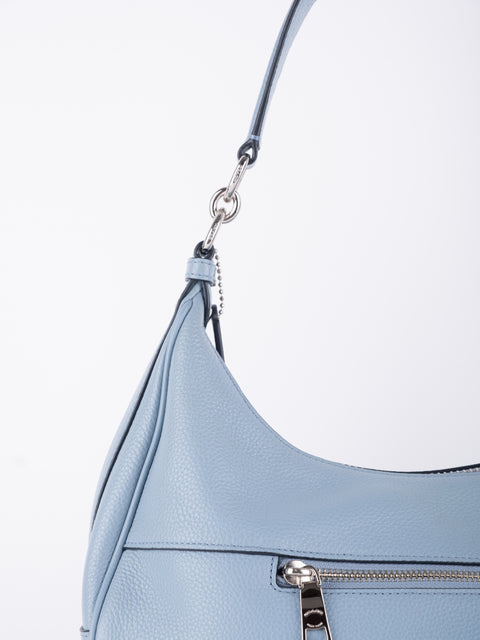 COACH Vintage Light Blue Hobo Shoulder Bag