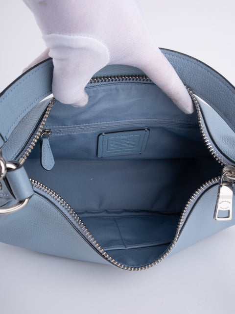 COACH Vintage Light Blue Hobo Shoulder Bag