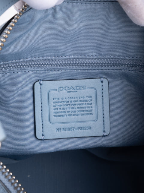 COACH Vintage Light Blue Hobo Shoulder Bag