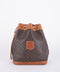 CELINE Vintage Macadam Drawstring Bucket Bag