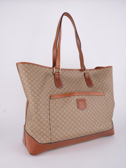CELINE Vintage Macadam Tote Bag