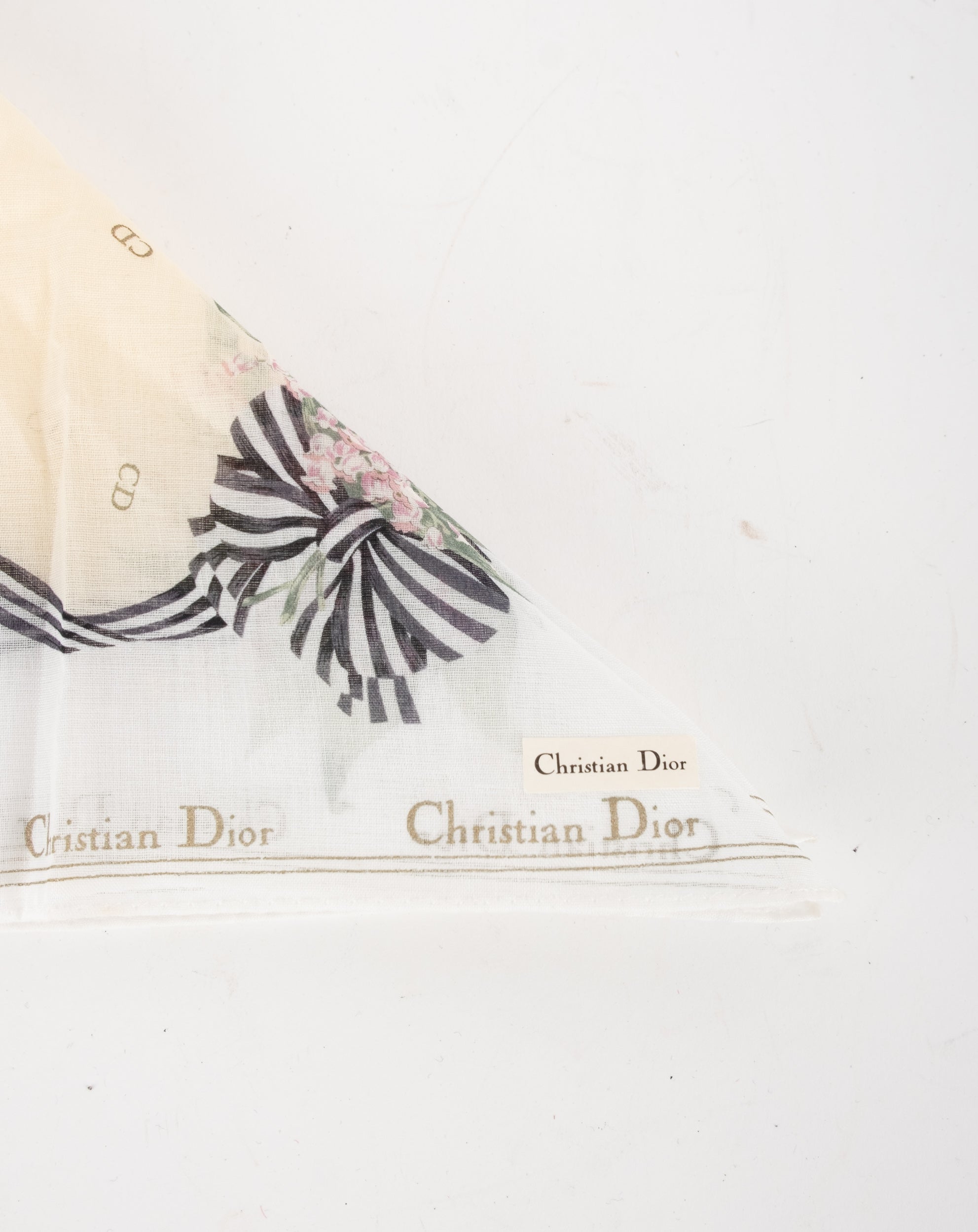 Dior Cotton Handkerchief Square Classic