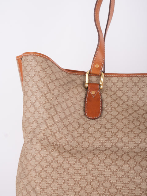 CELINE Vintage Macadam Tote Bag