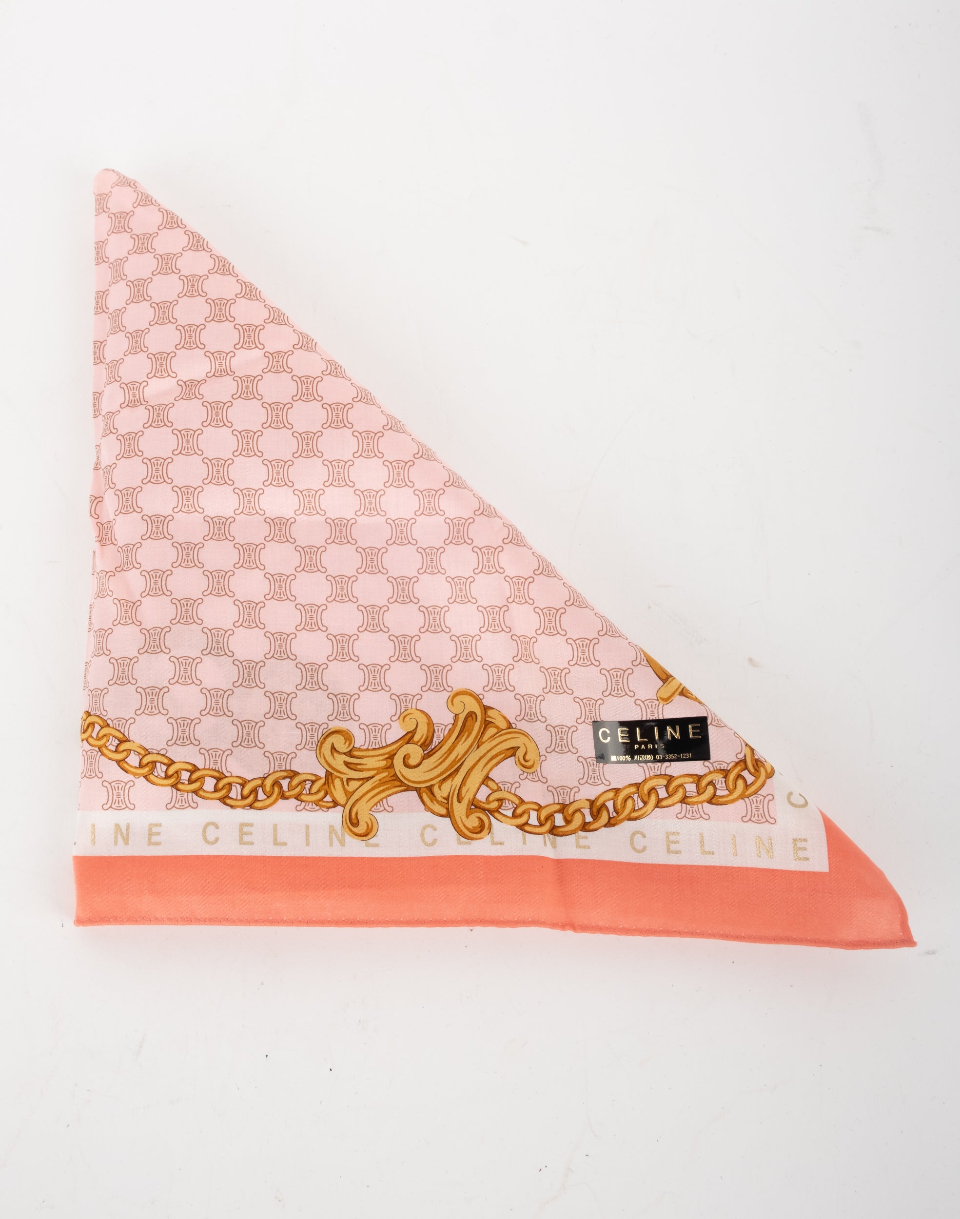 Celine Cotton Handkerchief Square Classic