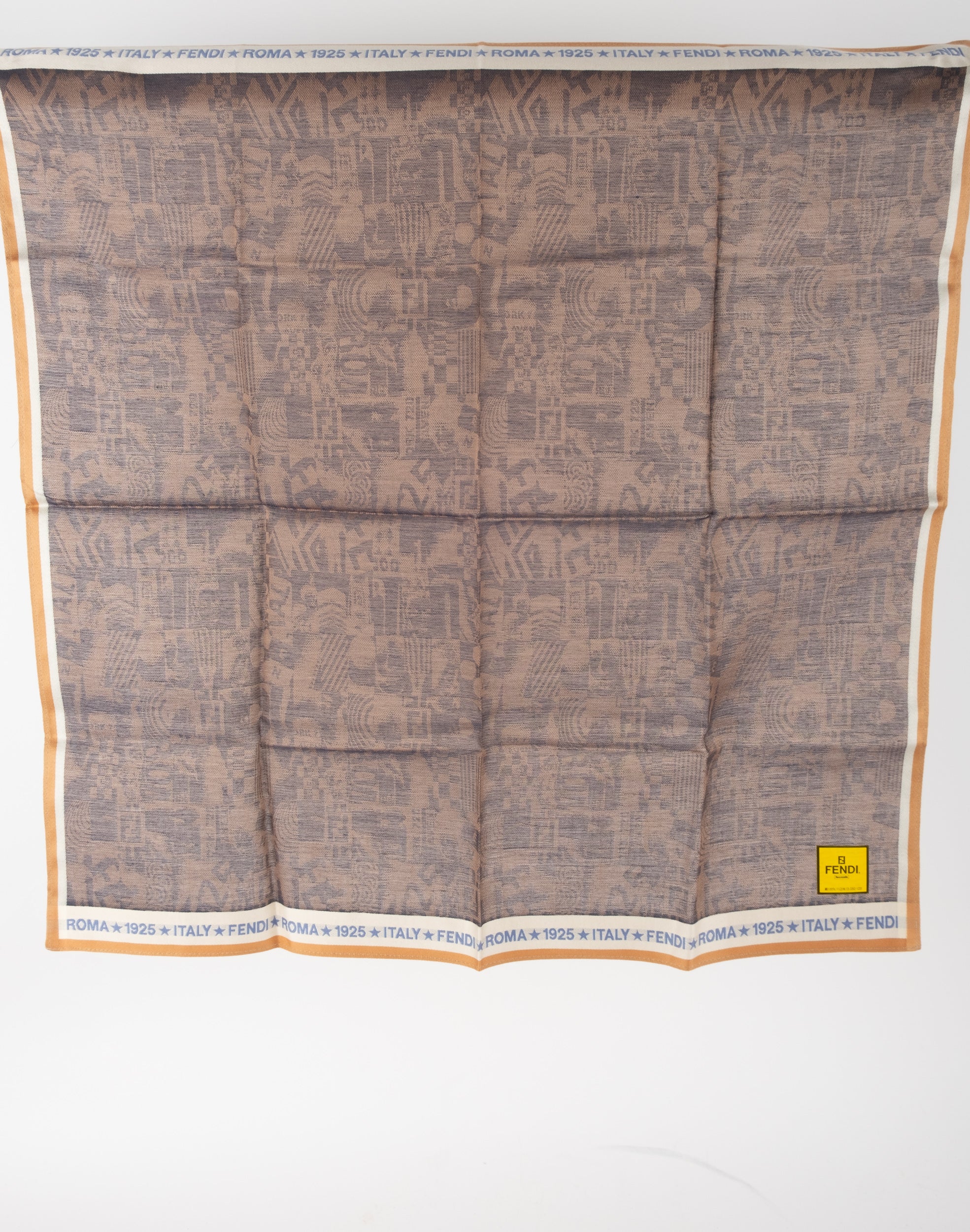 Fendi Cotton Handkerchief Square Classic