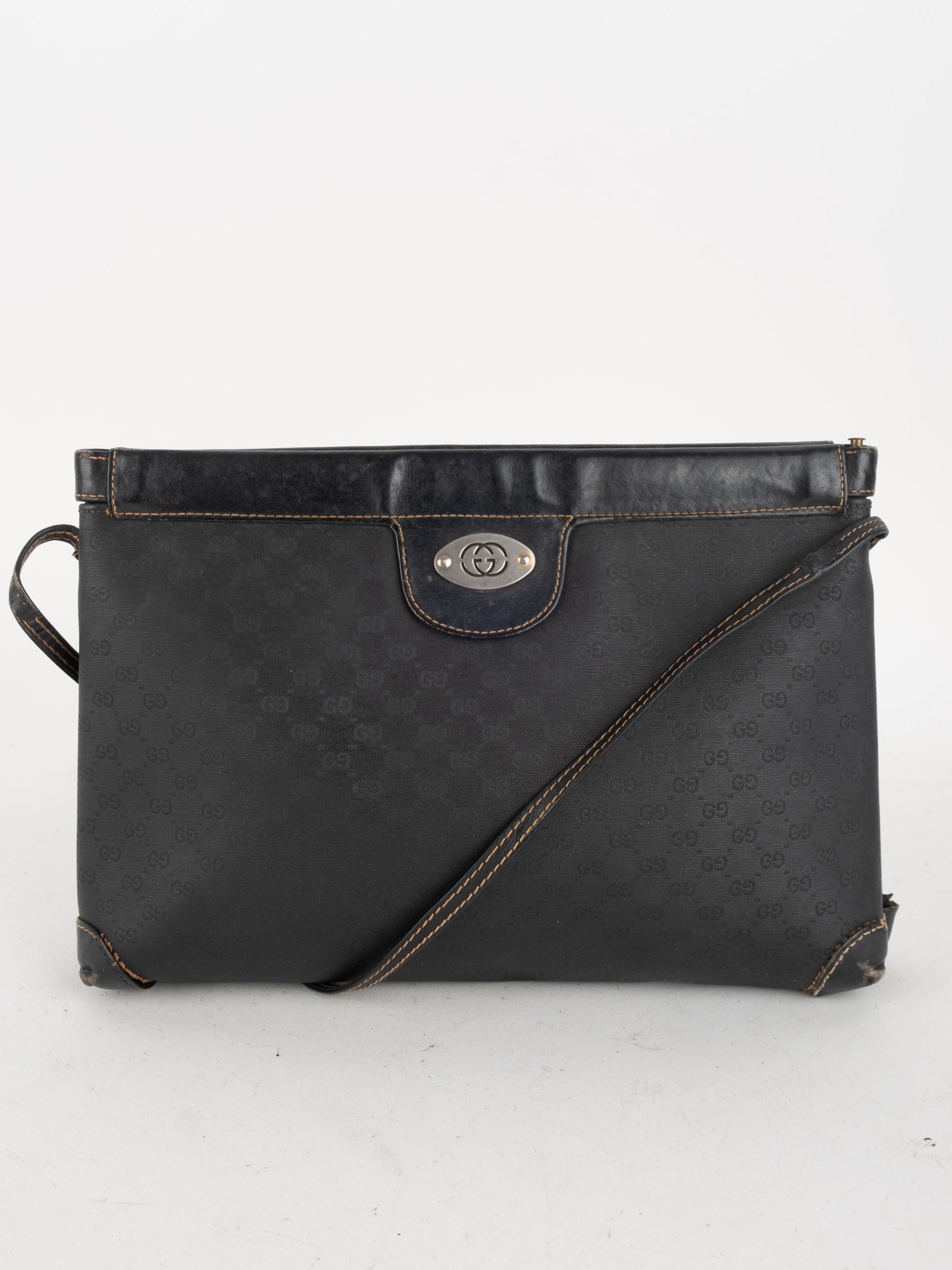 GUCCI Vintage Monogram shoulder Bag