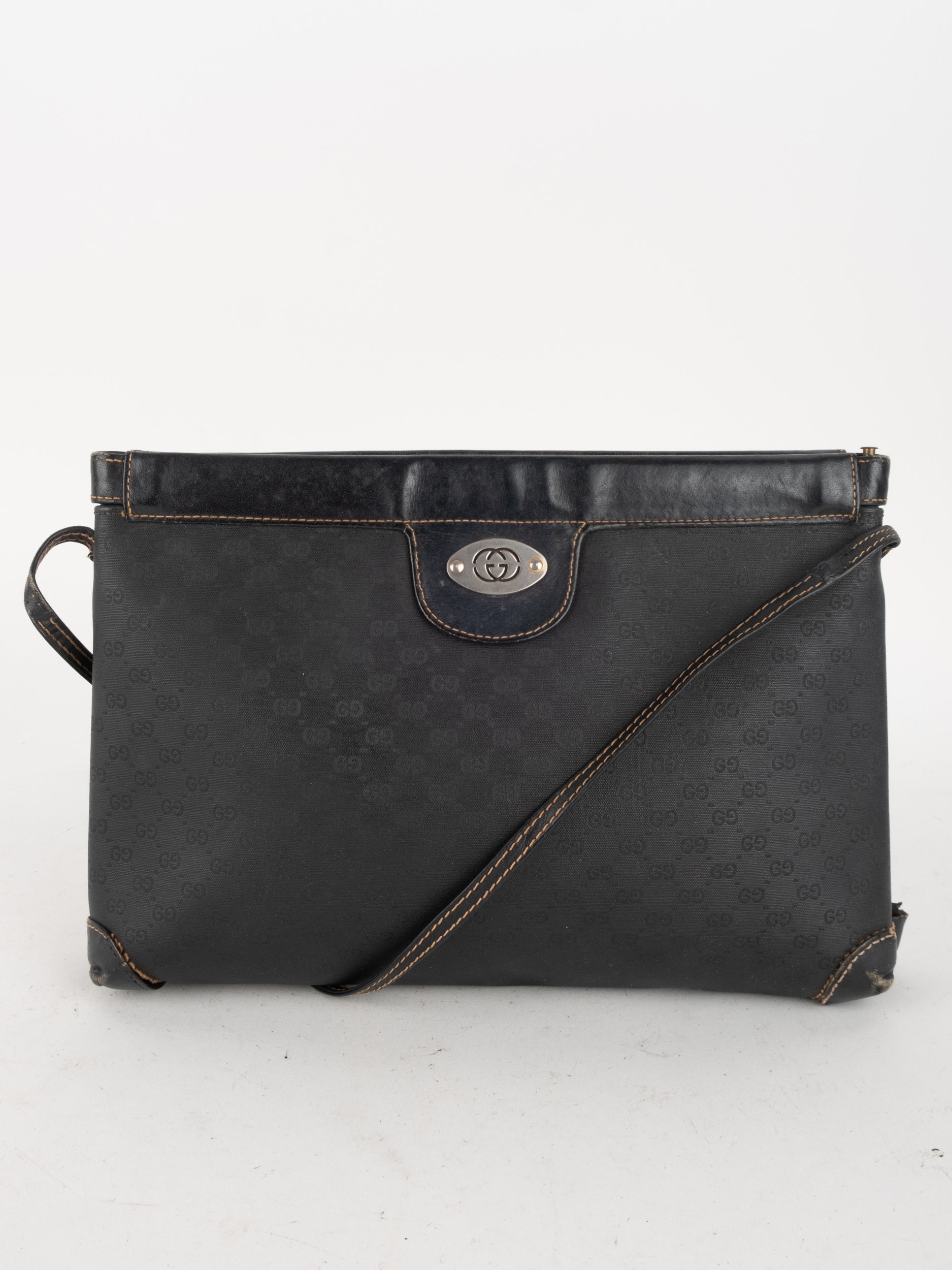 GUCCI Vintage Monogram shoulder Bag