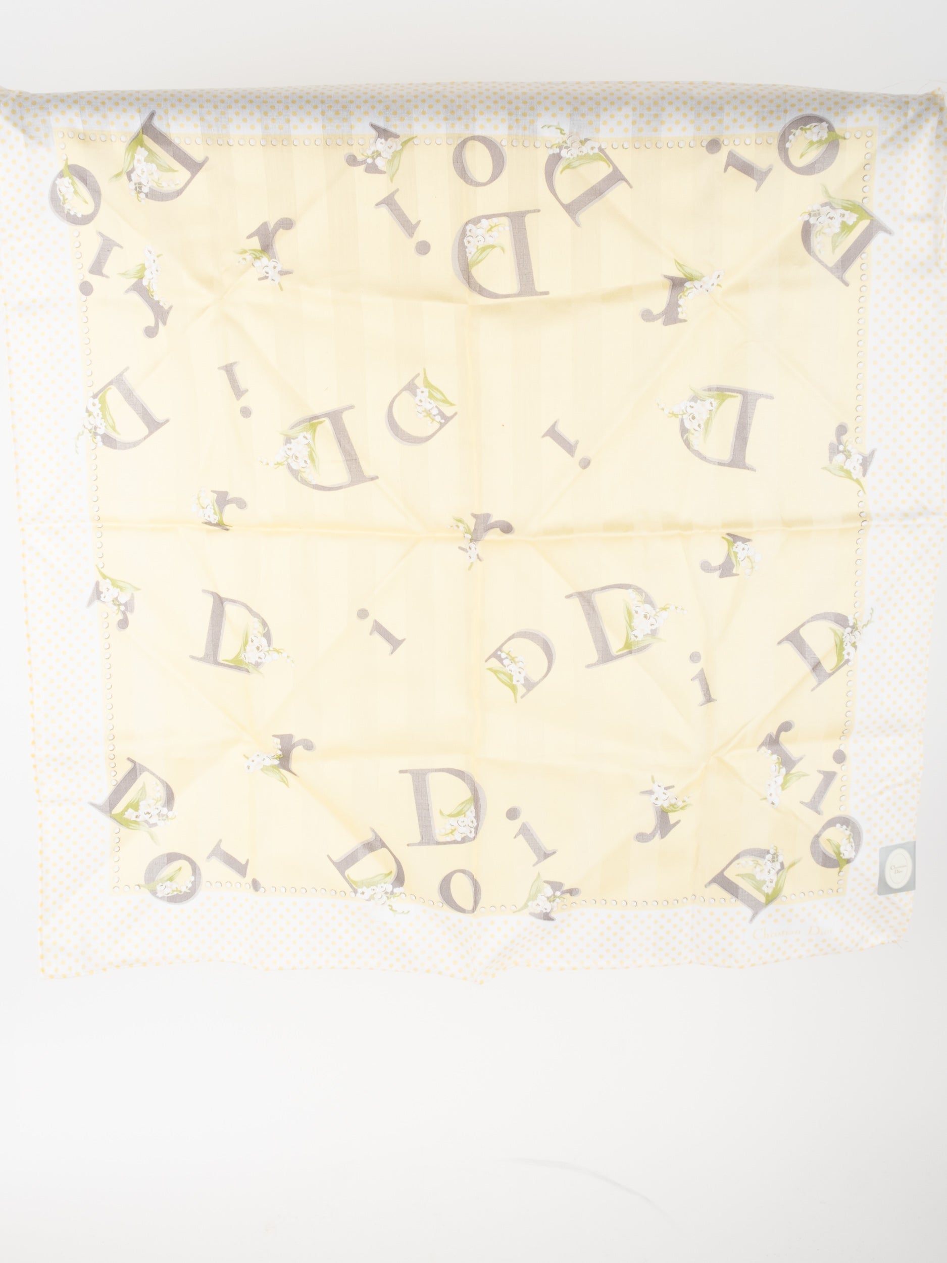 Dior Cotton Handkerchief Square Classic