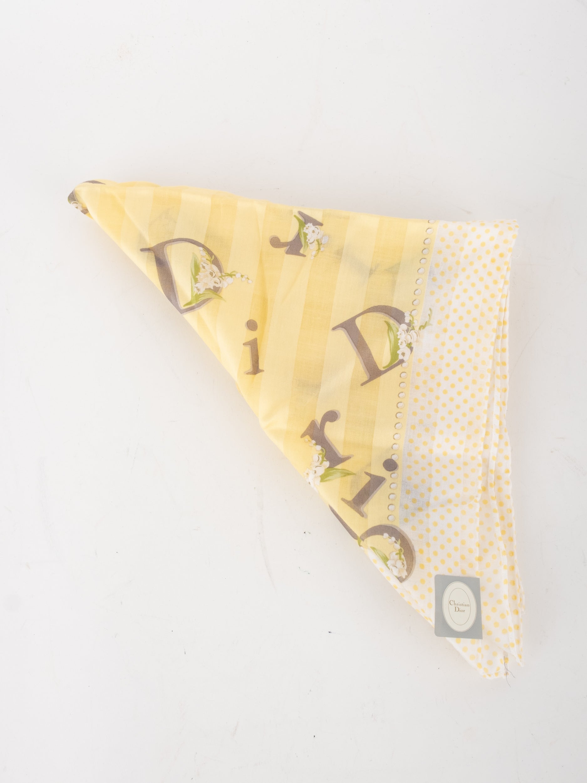 Dior Cotton Handkerchief Square Classic