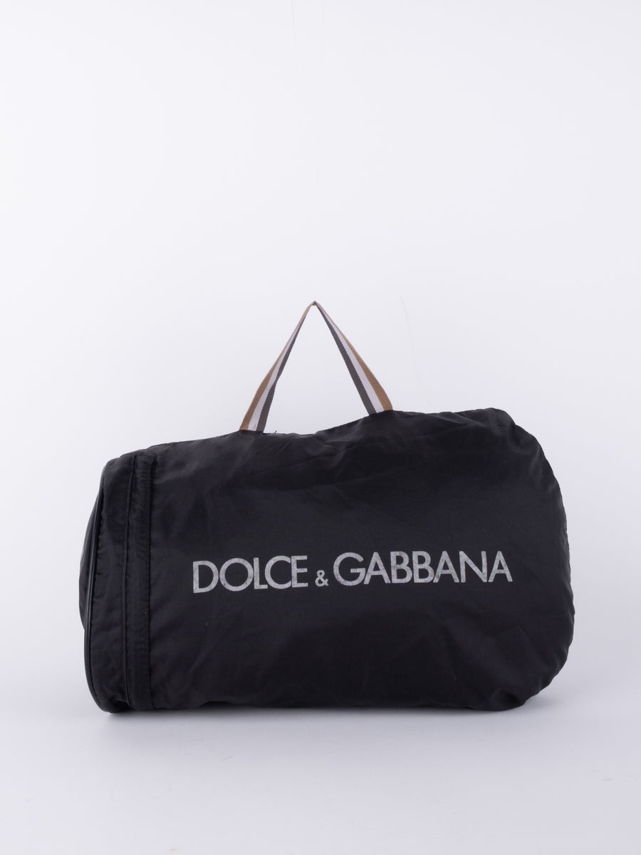 DOLCE & GABBANA Black Logo nylon Bag