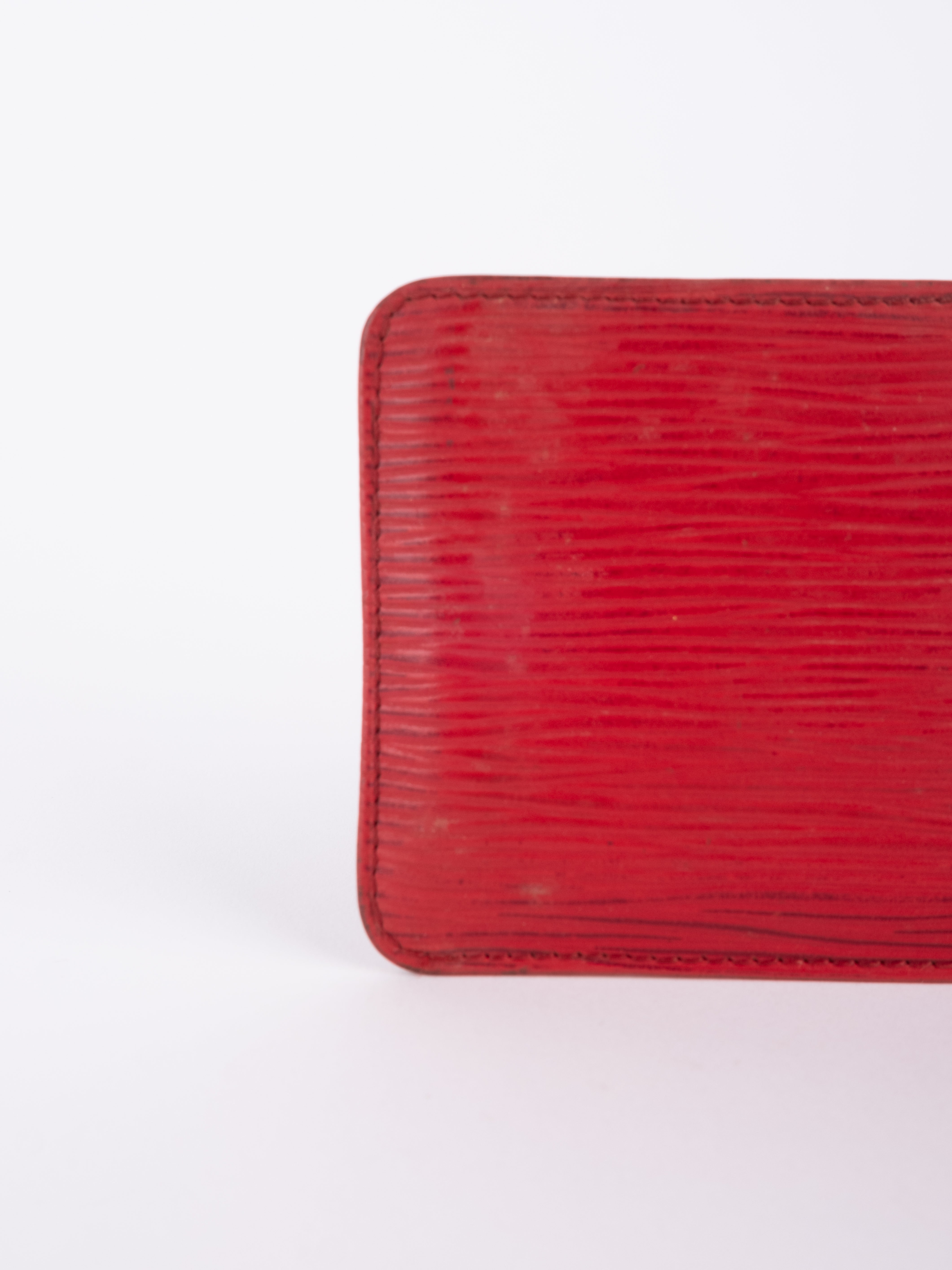 Louis Vuitton Epi Red Wallet