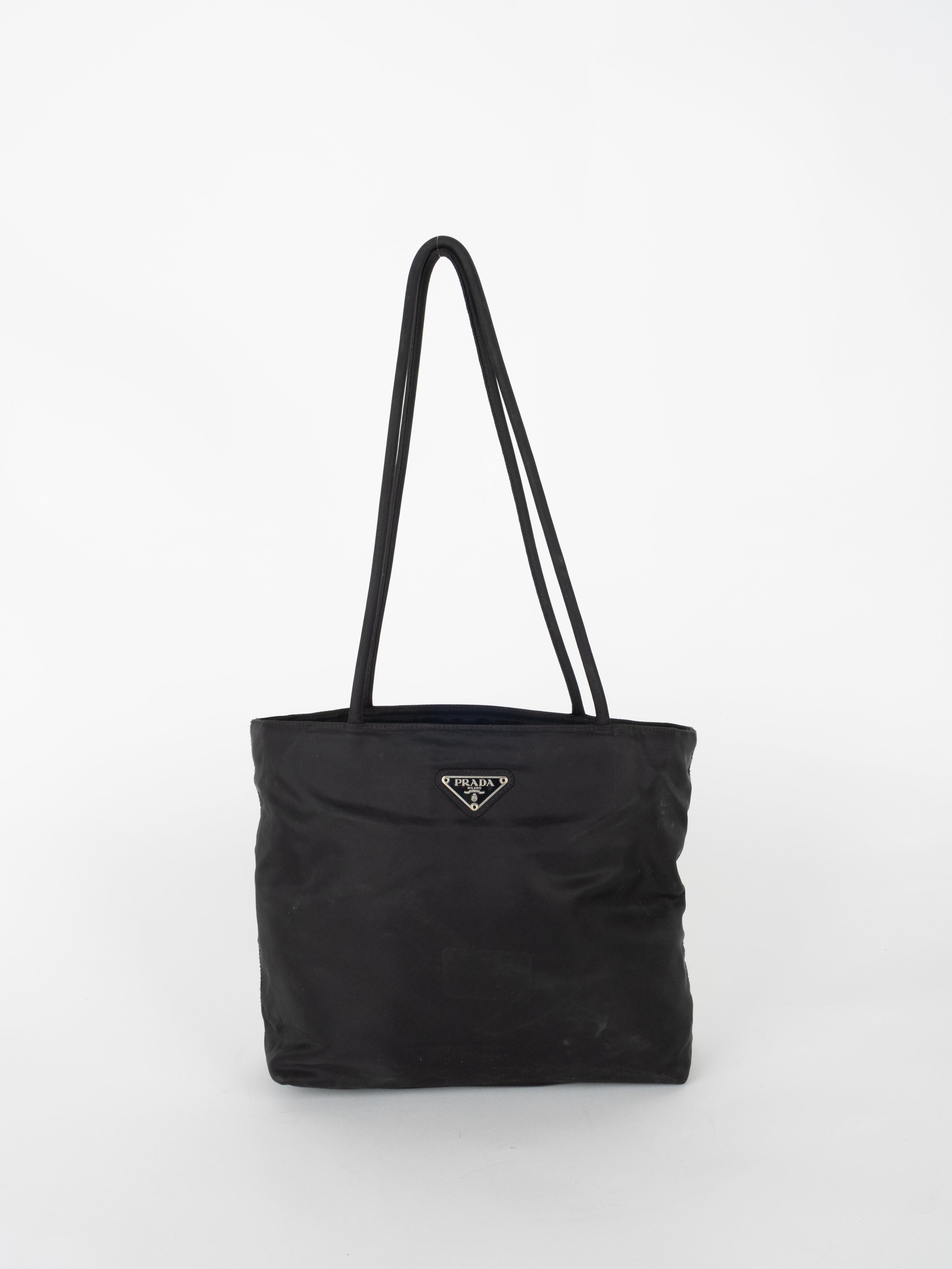 PRADA Nylon Tote Bag Black