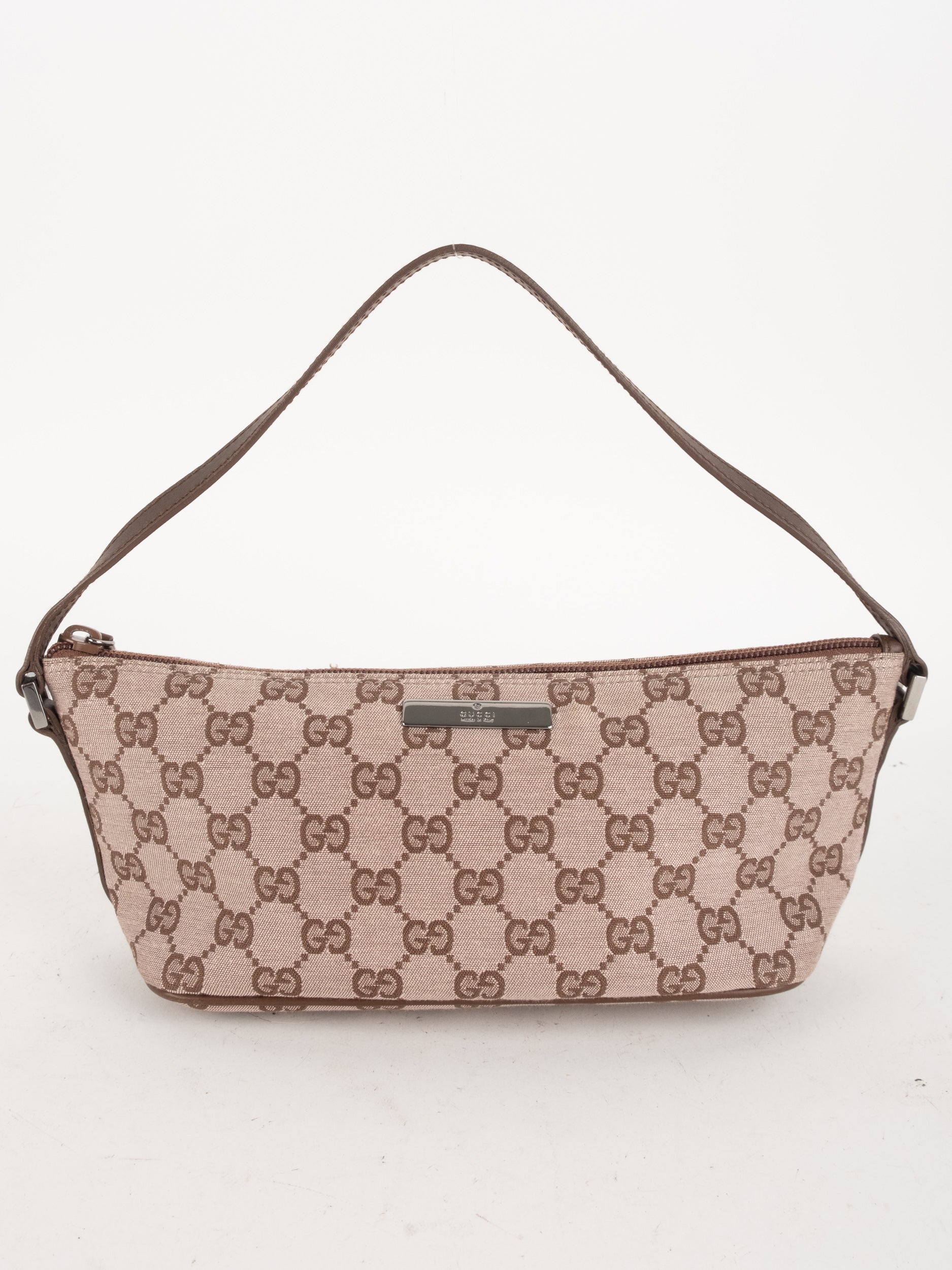 GUCCI GG Canvas Boat Shoulder Bag