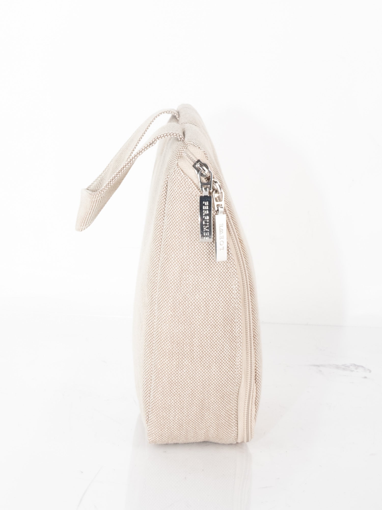 Loewe Beige Canvas Beauty Toiletry Pouch