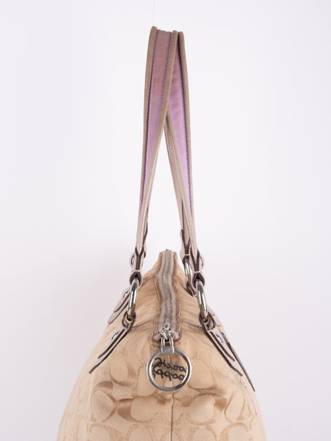 COACH Vintage Signature Graffiti Tote Bag
