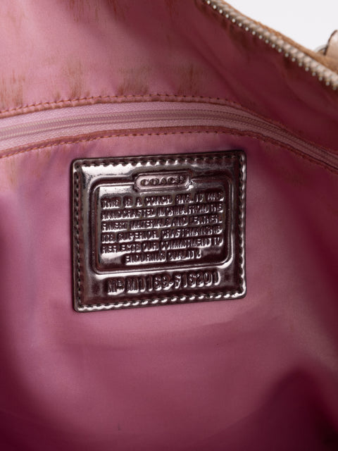 COACH Vintage Signature Graffiti Tote Bag