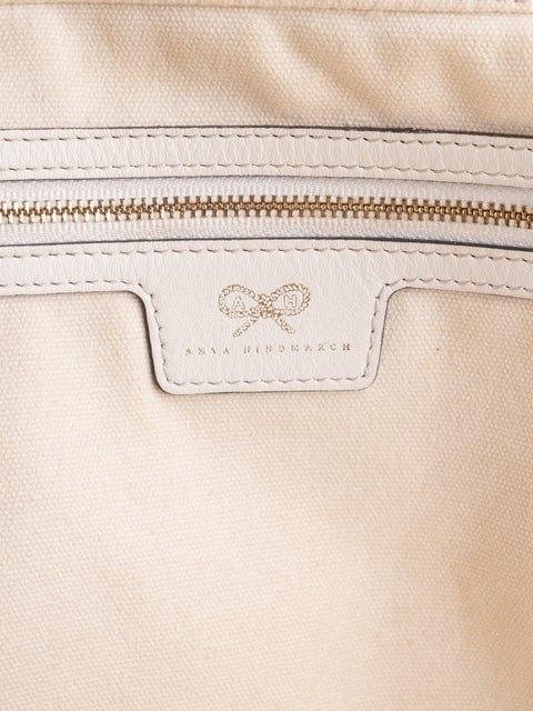 COACH Vintage Cream Colorblock Tote Bag