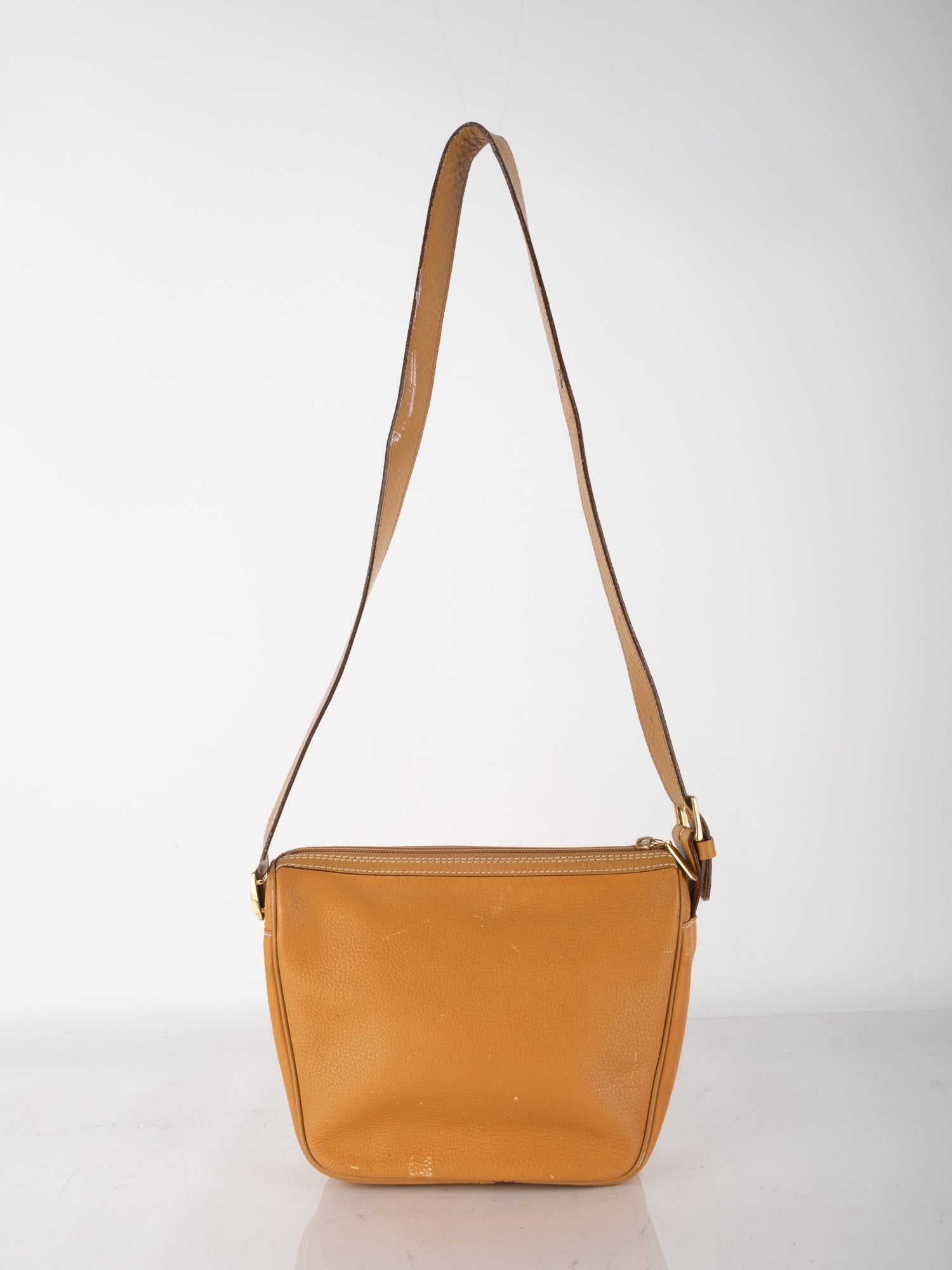 burberry Leather Crossbody – Camel