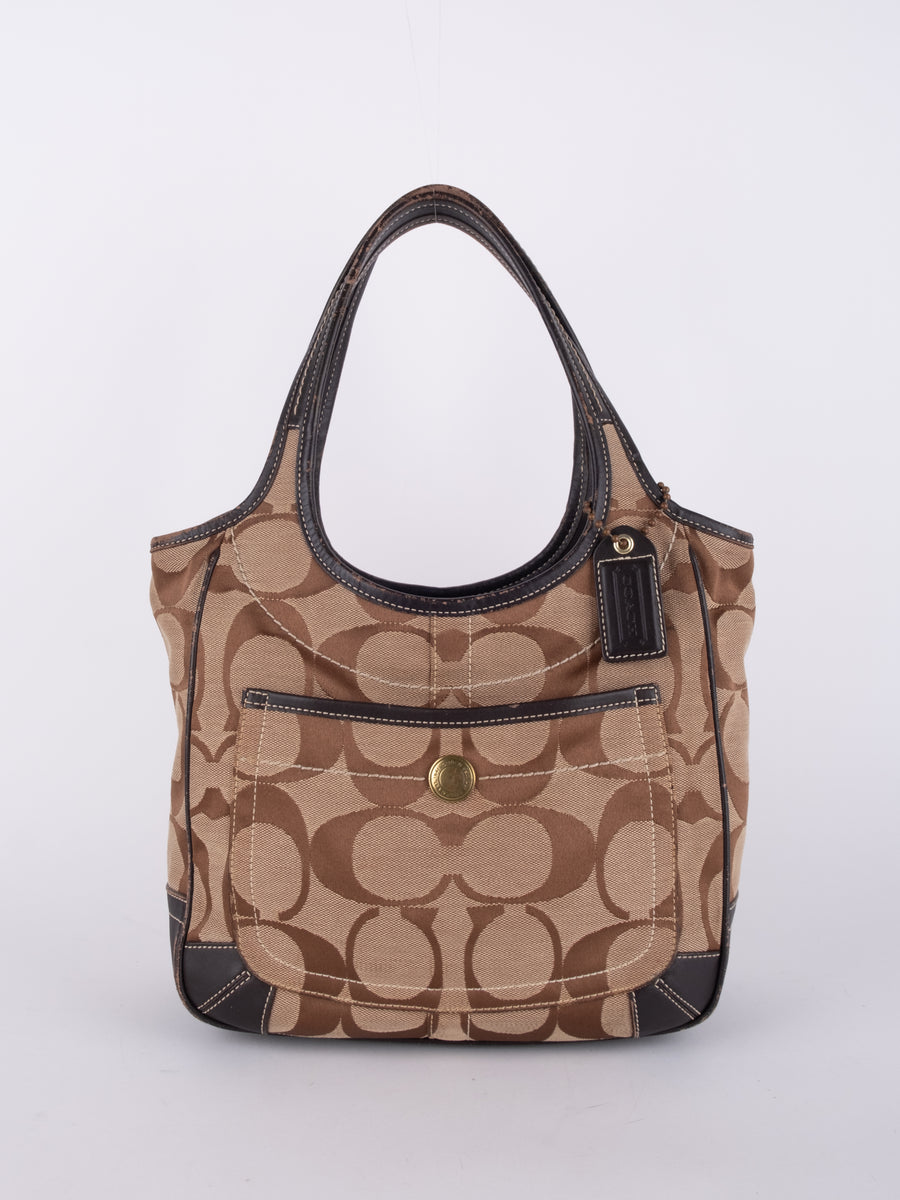 COACH Vintage Signature Hobo Bag