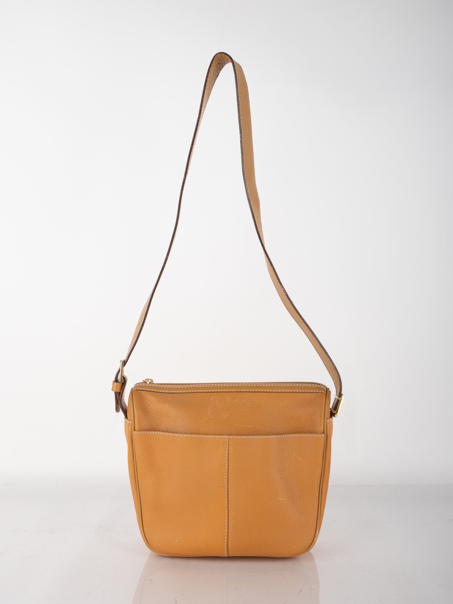 burberry Leather Crossbody – Camel
