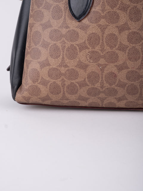 COACH Vintage Signature Colorblock Tote Bag