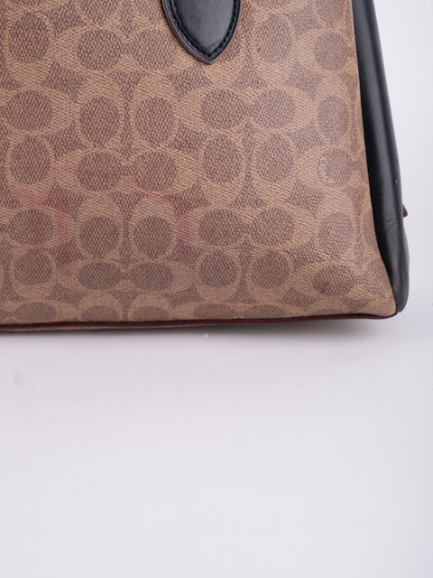 COACH Vintage Signature Colorblock Tote Bag